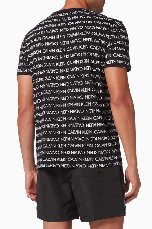 CALVIN KLEIN ALL OVER PRINTED T-SHIRT